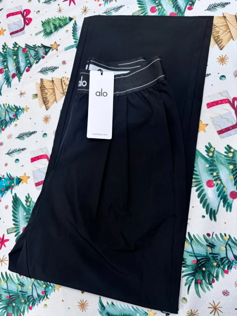 Bestseller😍ALO Yoga Suit Up Trouser Black Clean Girl Wide Leg Pants | 30” NWT🛒